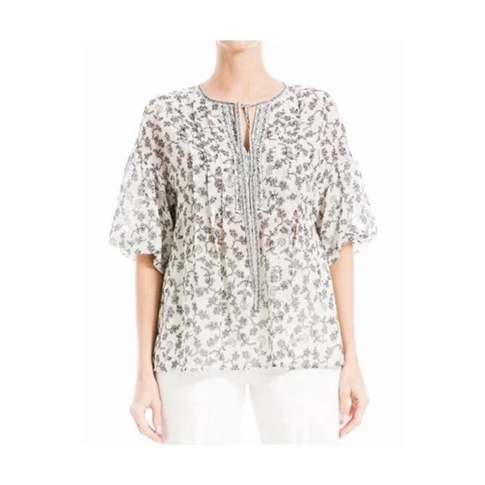 Max Studio Floral Blouse